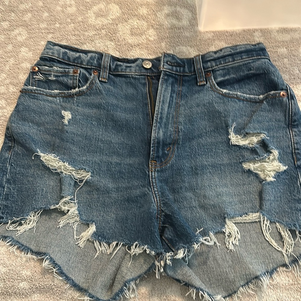 Abercrombie & Fitch Curve Love Jean shorts
